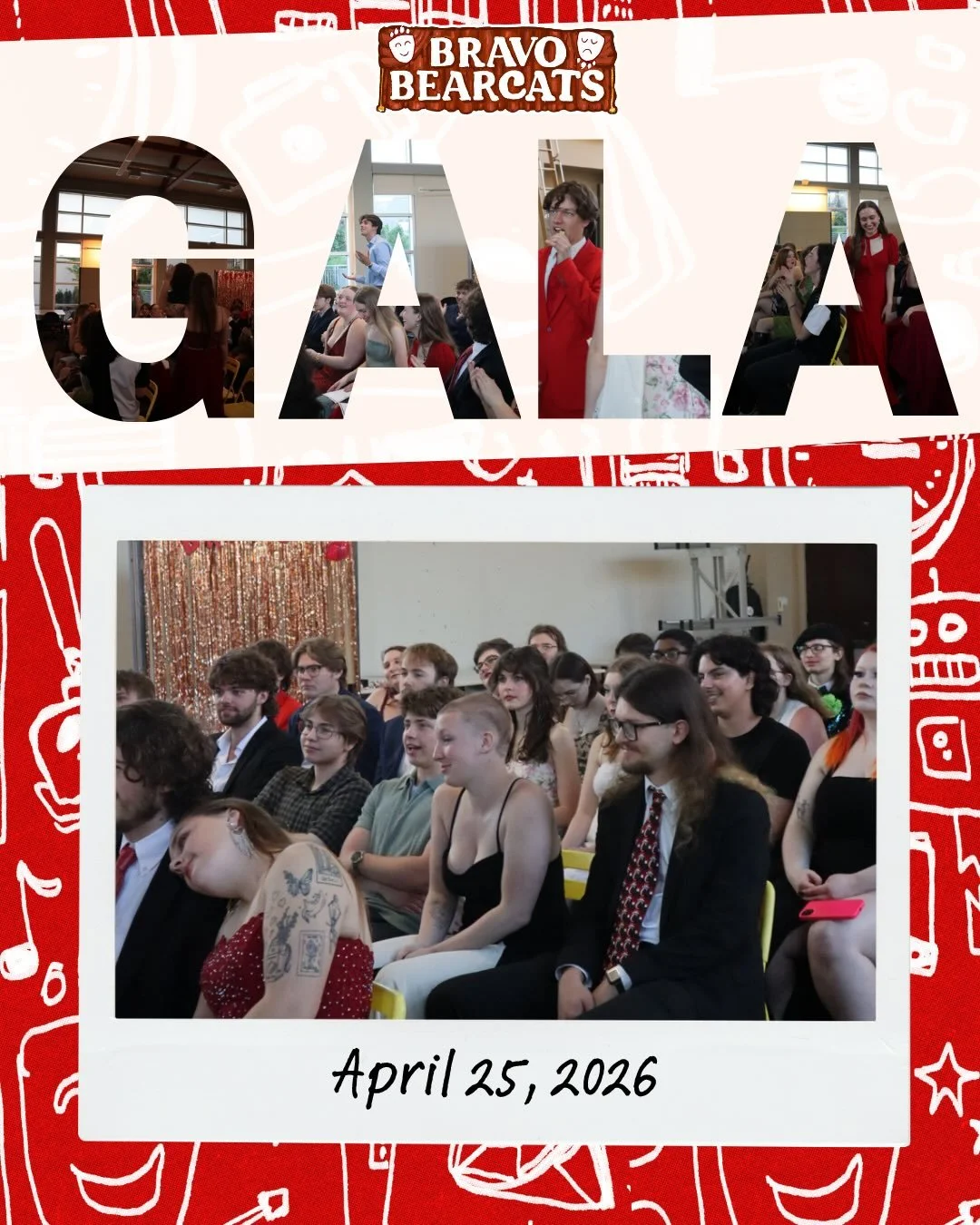 GALA!! What an incredible way to close out and celebrate the insane year we&rsquo;ve had! Thank you to everyone who came out and looked their best!! Tons of photos were taken, &ldquo;awards&rdquo; were given, shows reminisced about, and seniors cried