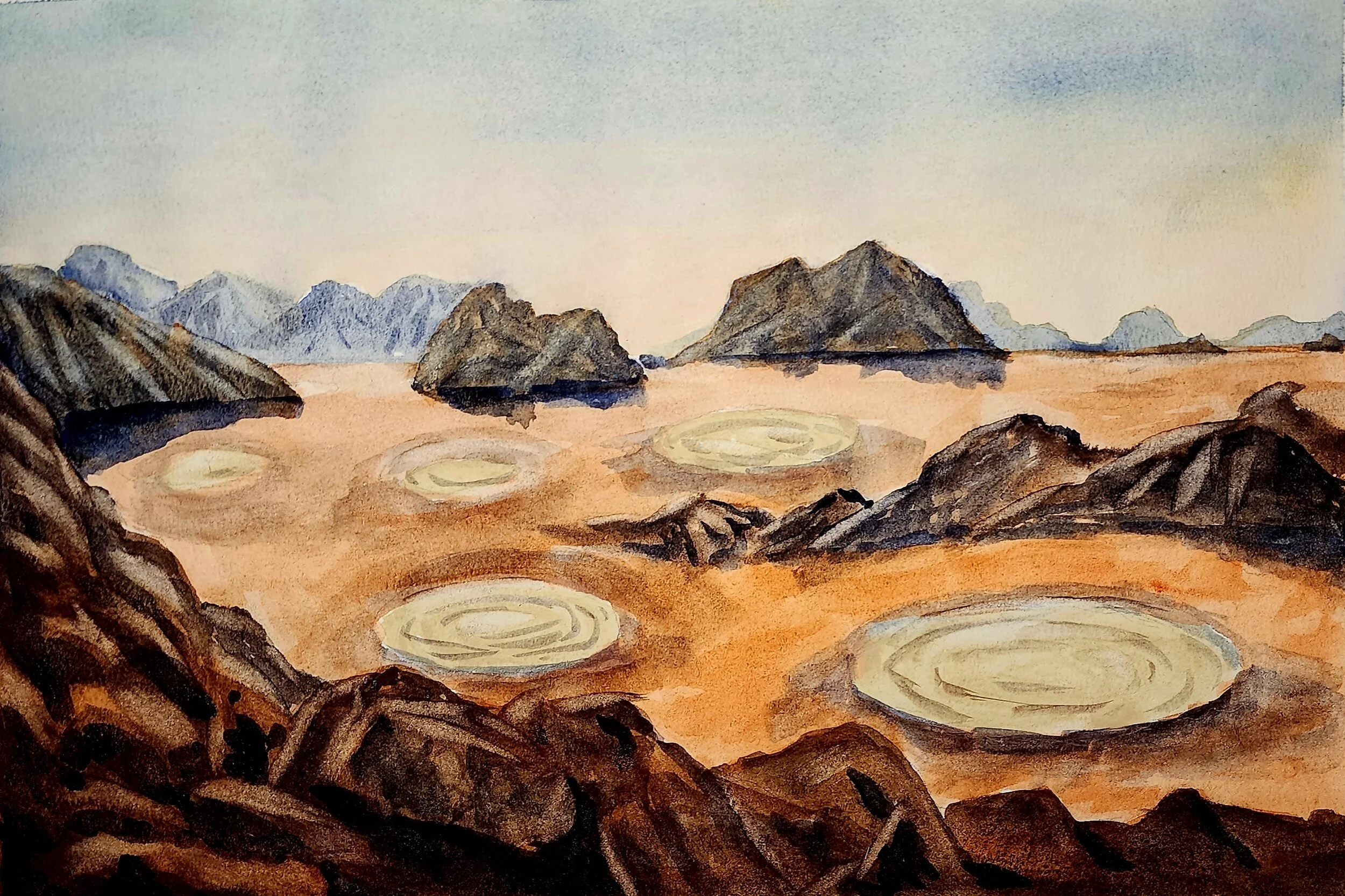 "Fragment of the Martian Surface"