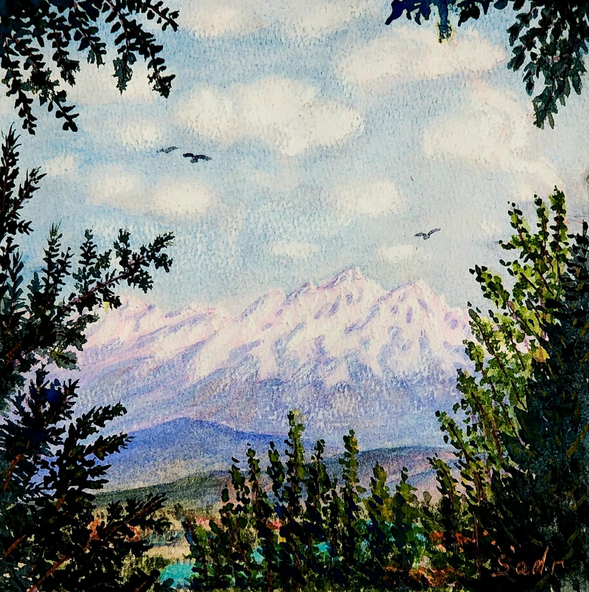 "Beautiful views from childhood, 1".