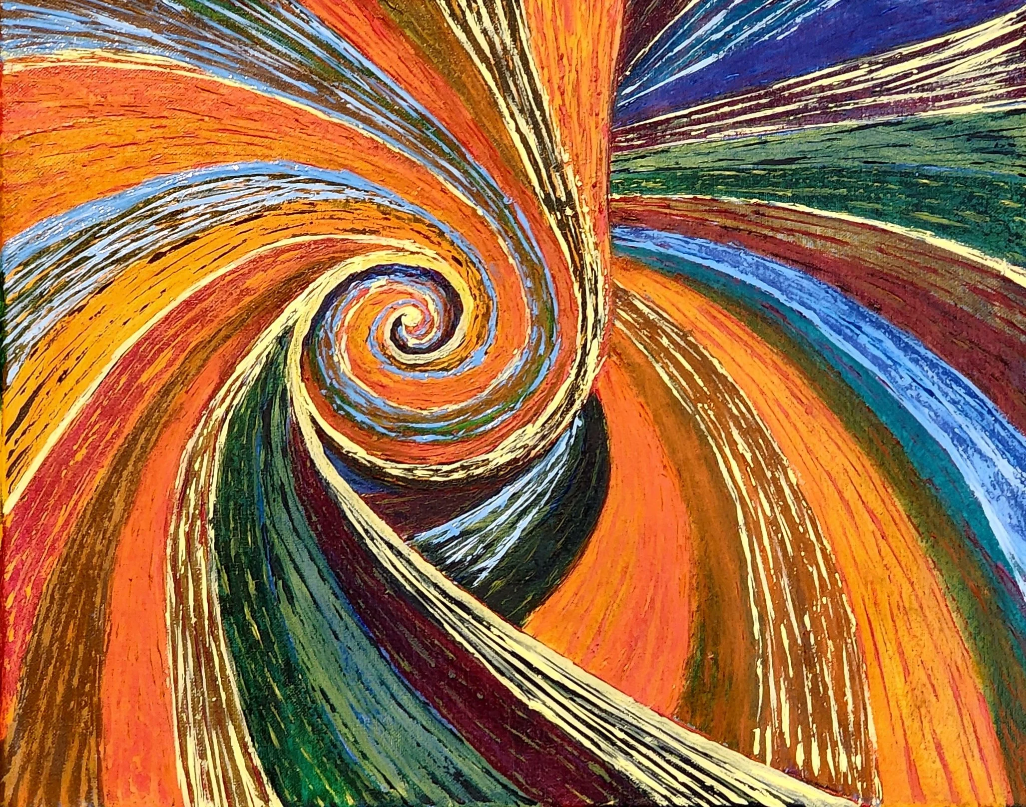  "Swirls of Brushstrokes"