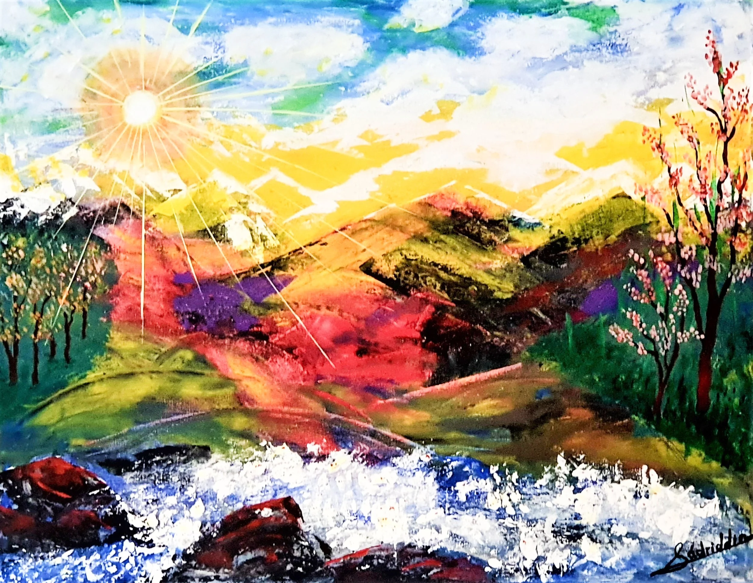 IMPROV #129. Spring Palette Mountains.jpg