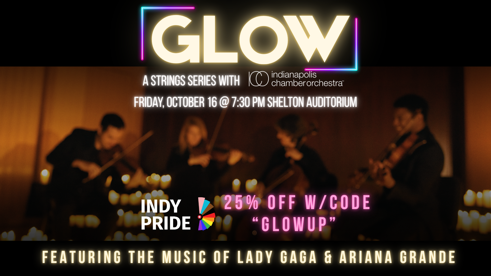 Community Pride Night: GLOW: the Music of Lady Gaga and Ariana Grande