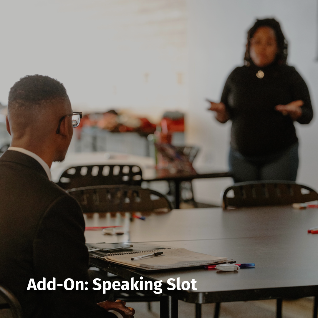 Add-On: Speaking Slot