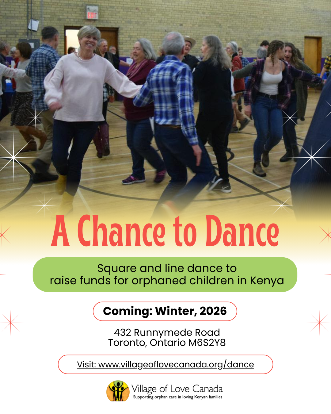 poster for the A Chance to Dance event