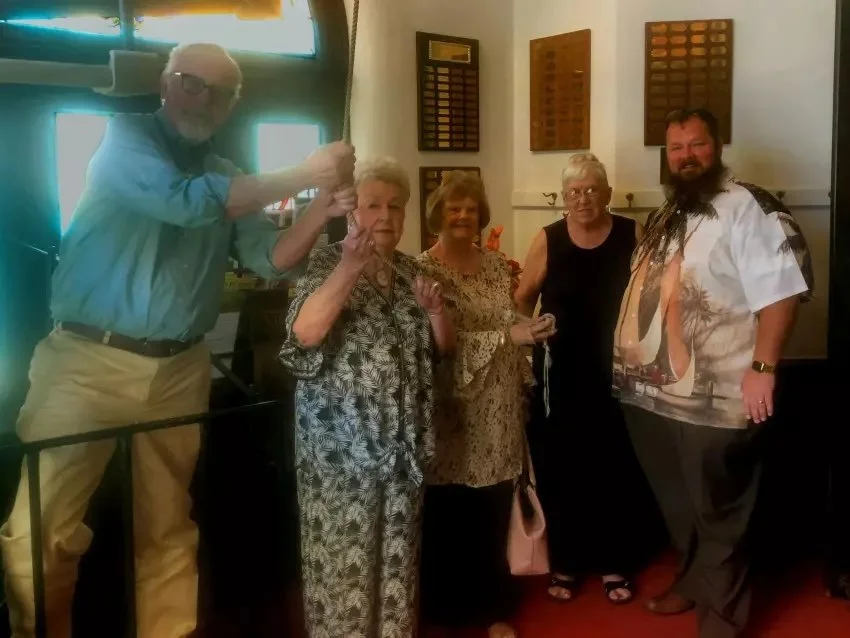 Symbolic Bell Ringing at First United Methodist Church
