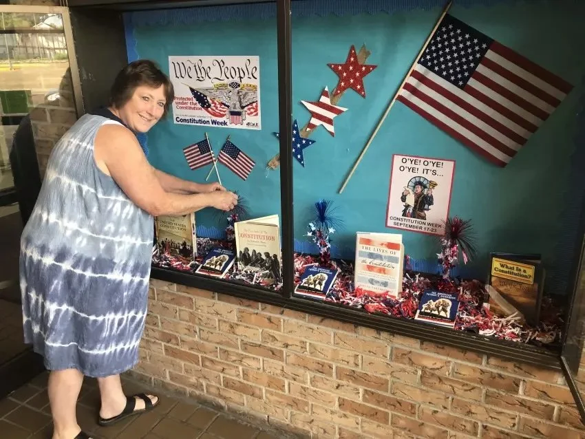 Educational Display for the Greenwood-Leflore Public Library