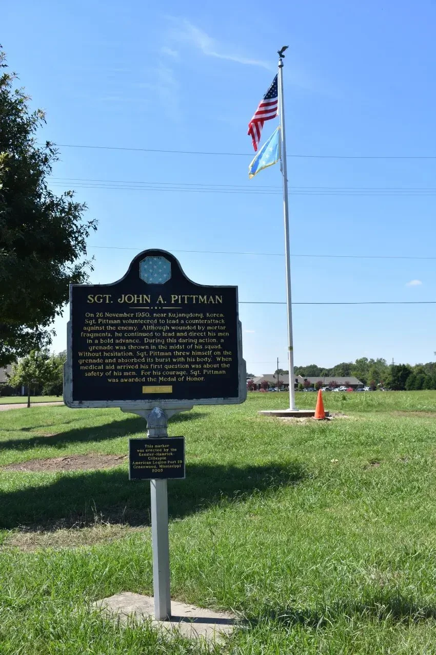 Honoring a Hero: Chakchiuma Chapter DAR Partners with American Legion Post 29 to Honor Medal of Honor Recipient Sgt. John A. Pittman
