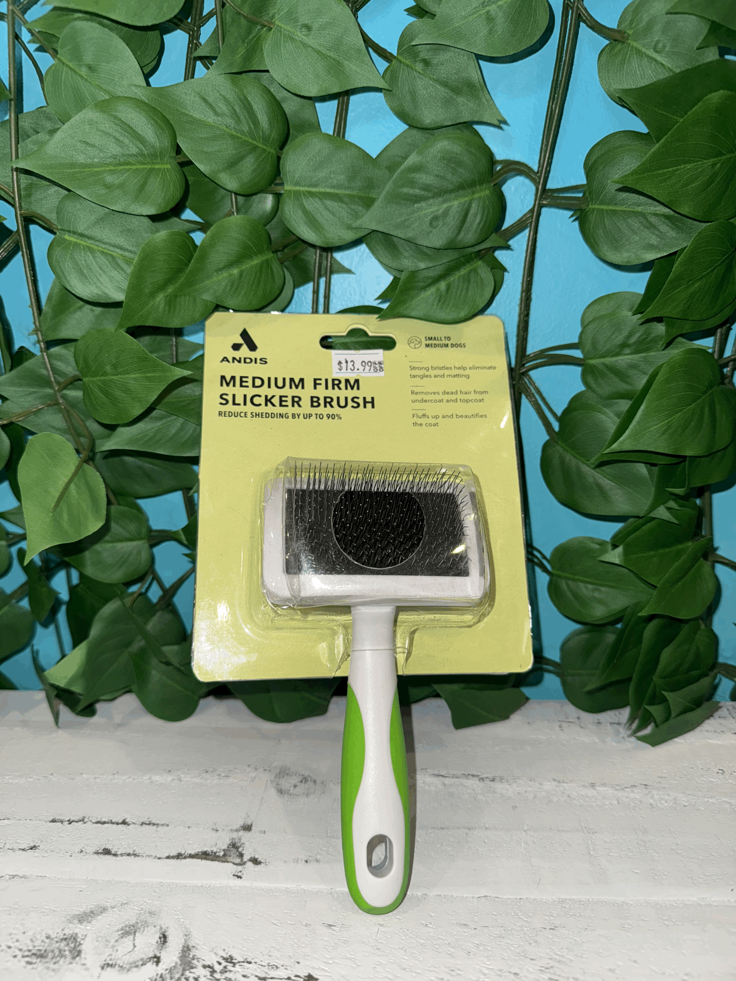 Medium Firm Slicker Brush by And is