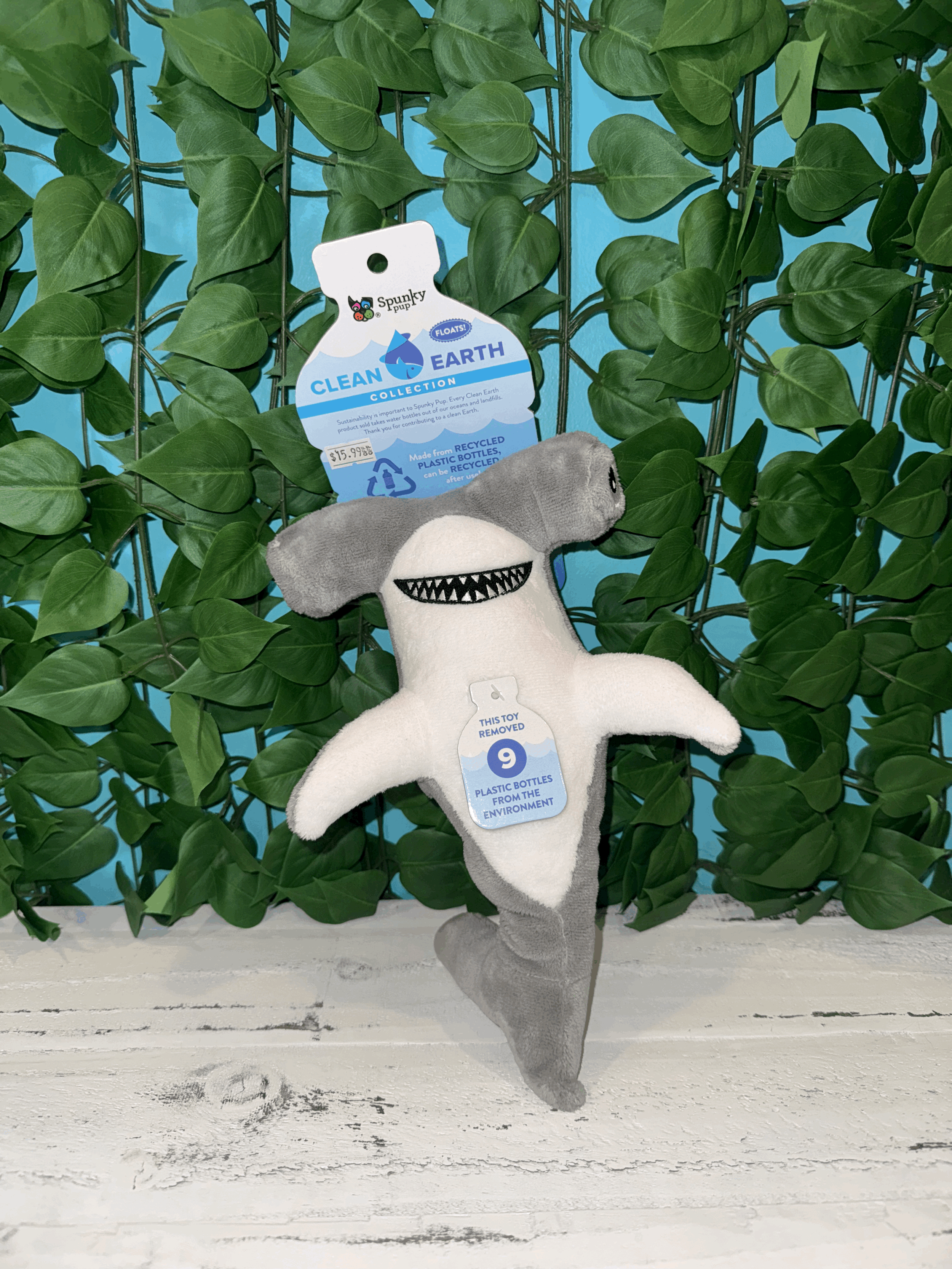 Hammerhead Shark Toy by Spunky Pup