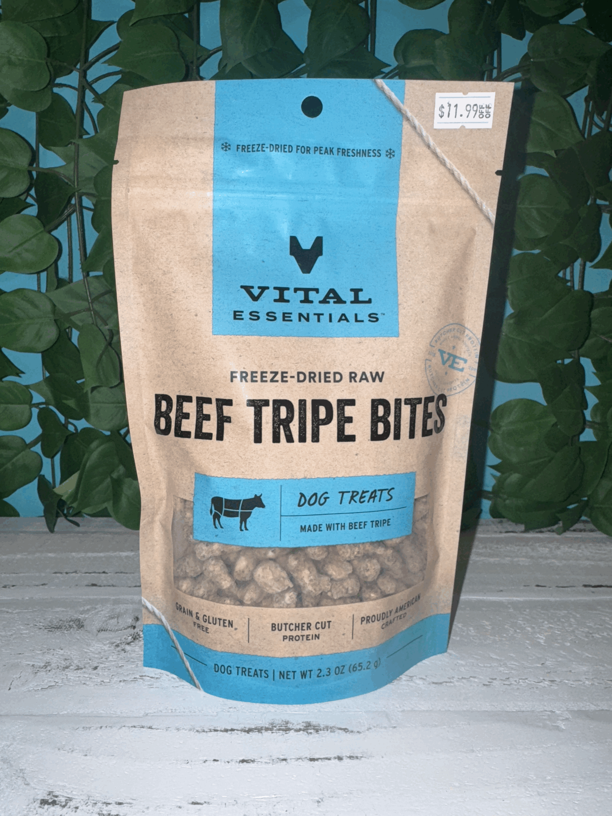 Freeze Dried Beef Tripe Bites by Vital Essentials