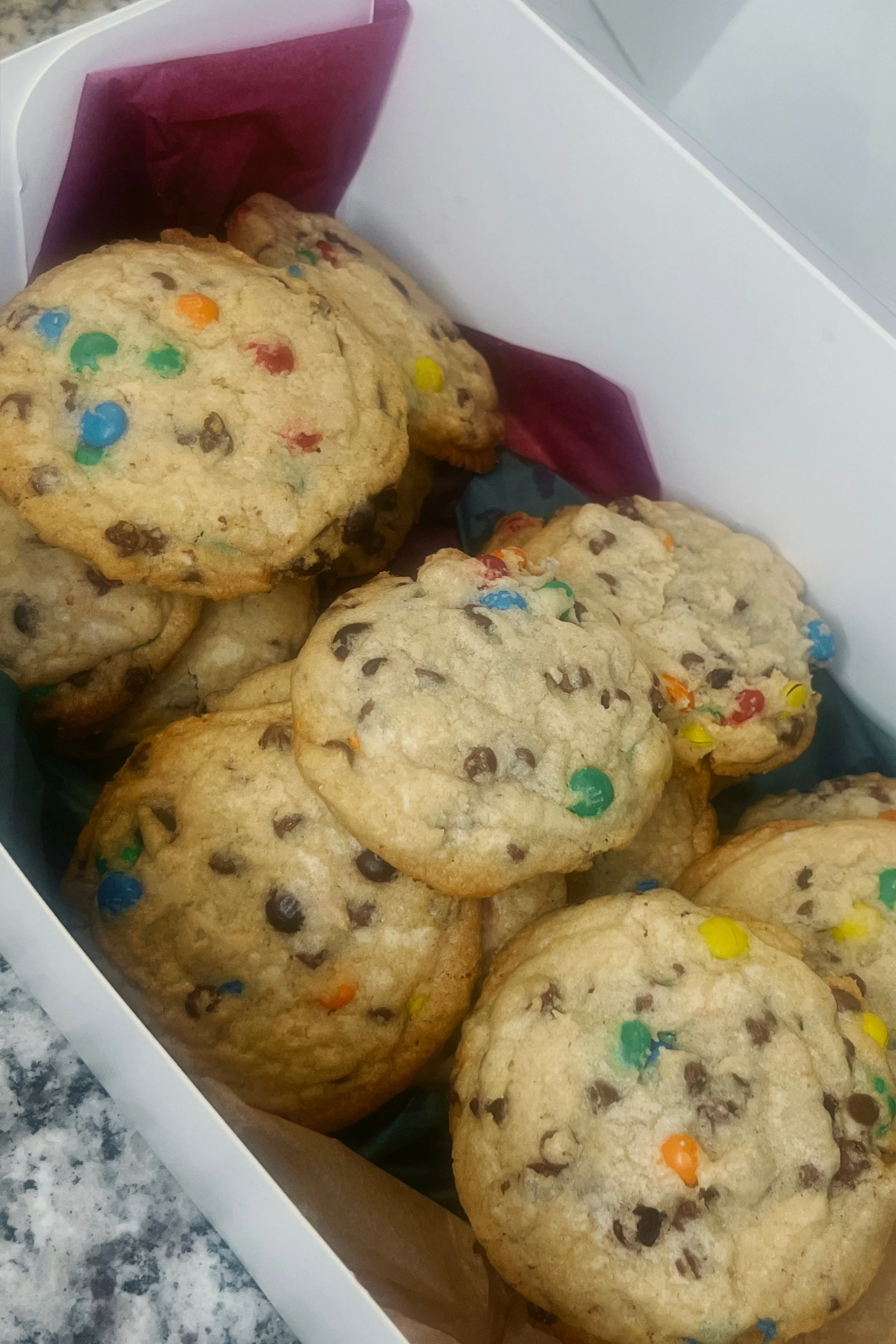 M&M Chocolate Chip Cookies (By the Dozen)
