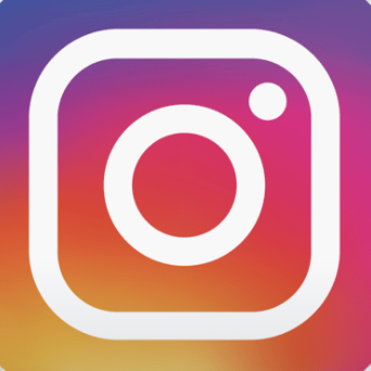 Instagram logo with gradient background