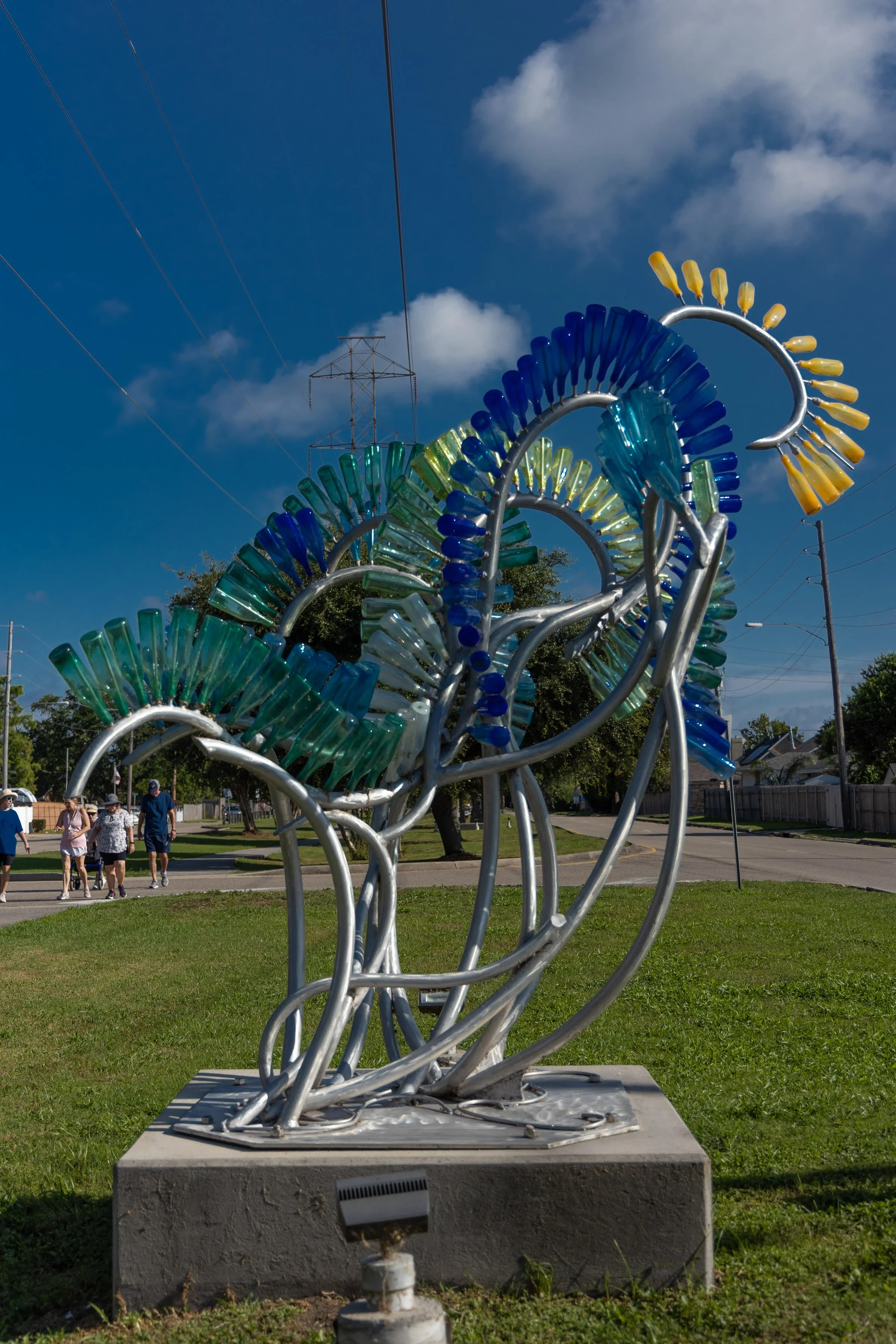 Running By The Lake In The Sun