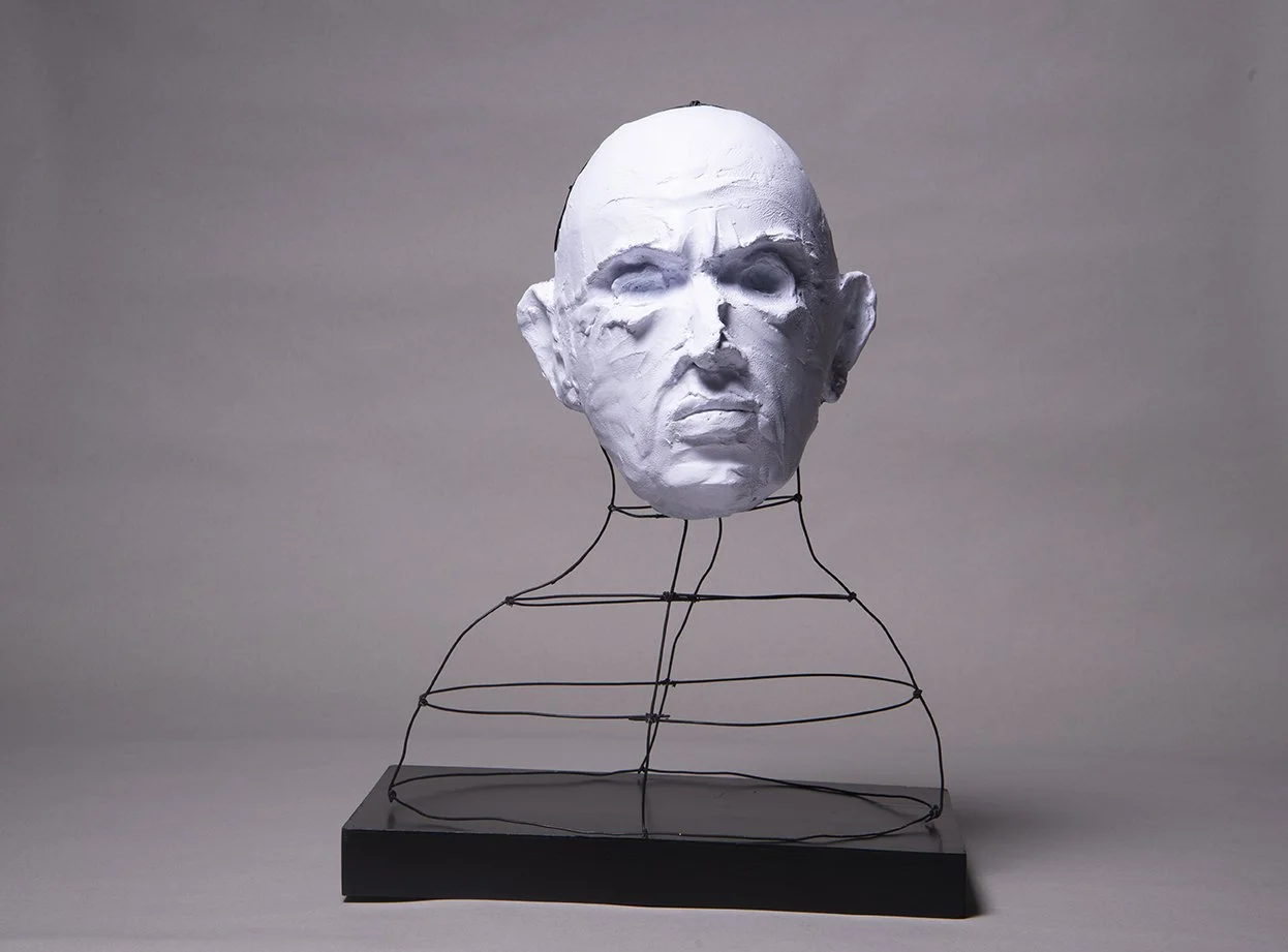 Last, 2021, resin, wire, latex paint,  12 x 14 x 10 in