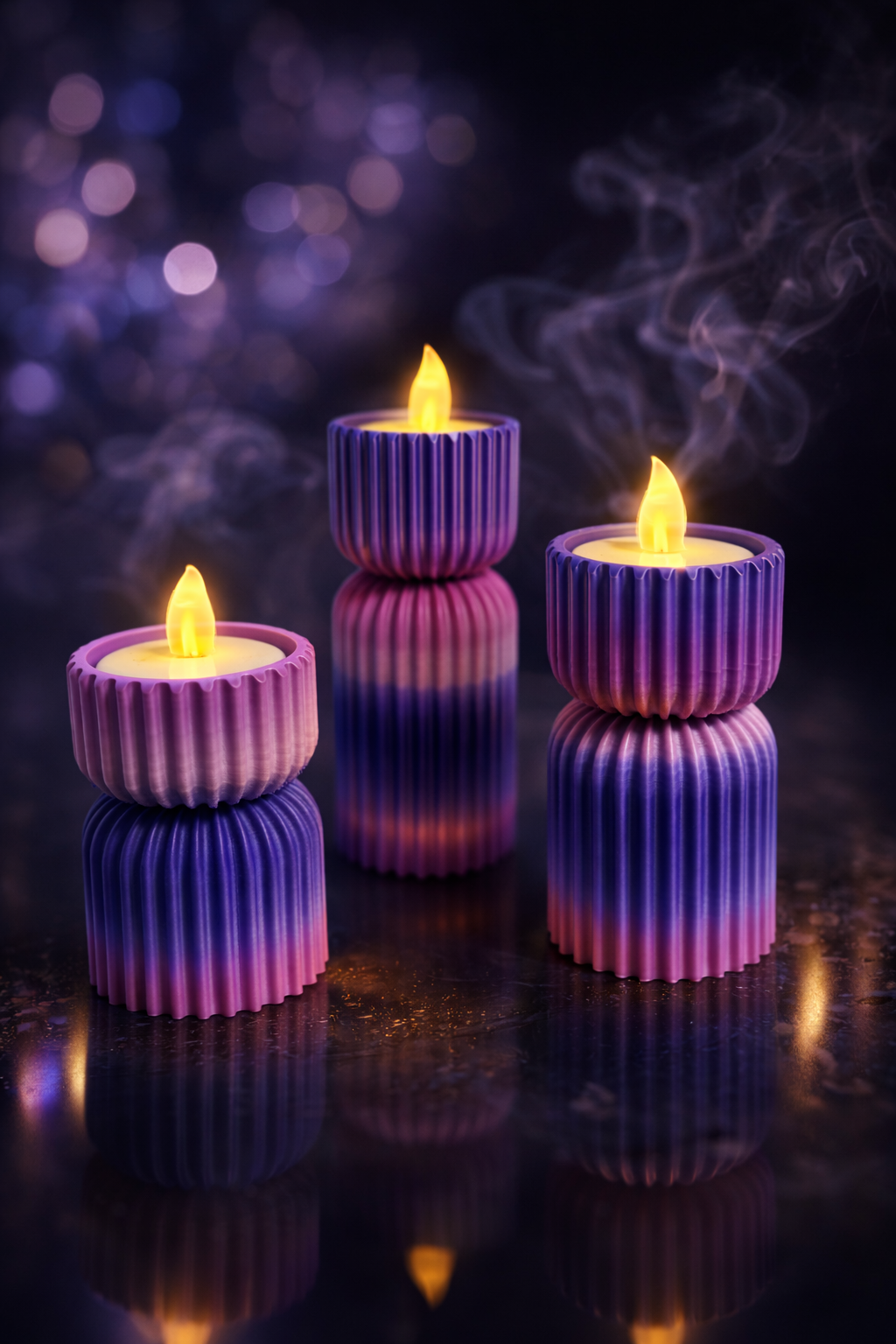 Gradient LED Tealight Set