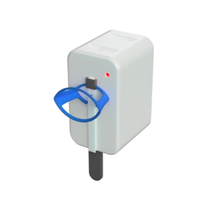 Fully assembled MuMIST device, a horizontal delivery platform by Mu Medical.