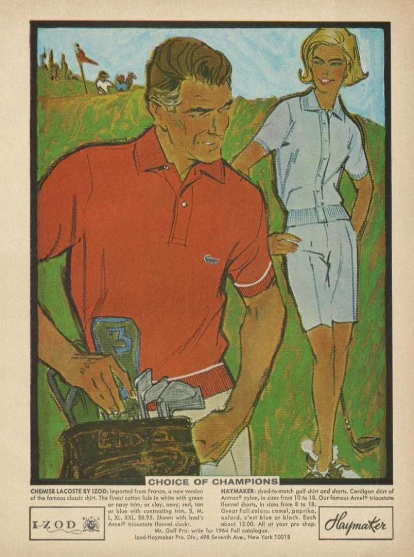 Choice Of Champs.
@izod 
@golfdigest 
CC.1964

-
-
-
#izod #vintagegolf #lacoste #golfdigest #1964