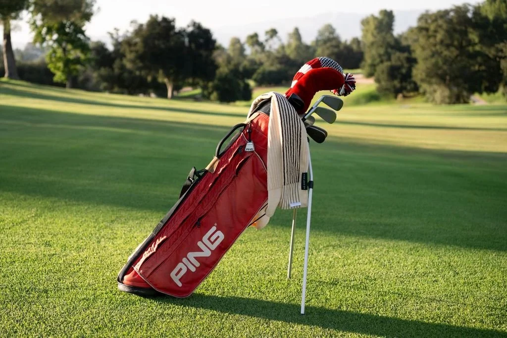 Original Ping L8 Red Single Strap Stand Bag