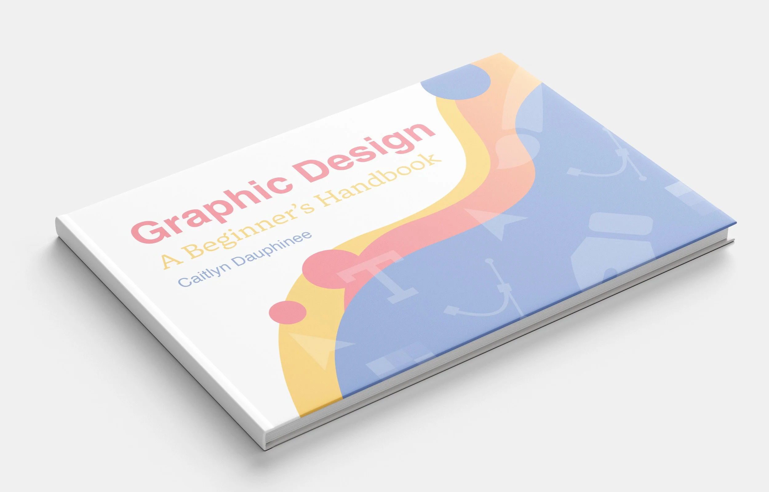 The book lying on a flat surface to show the cover design