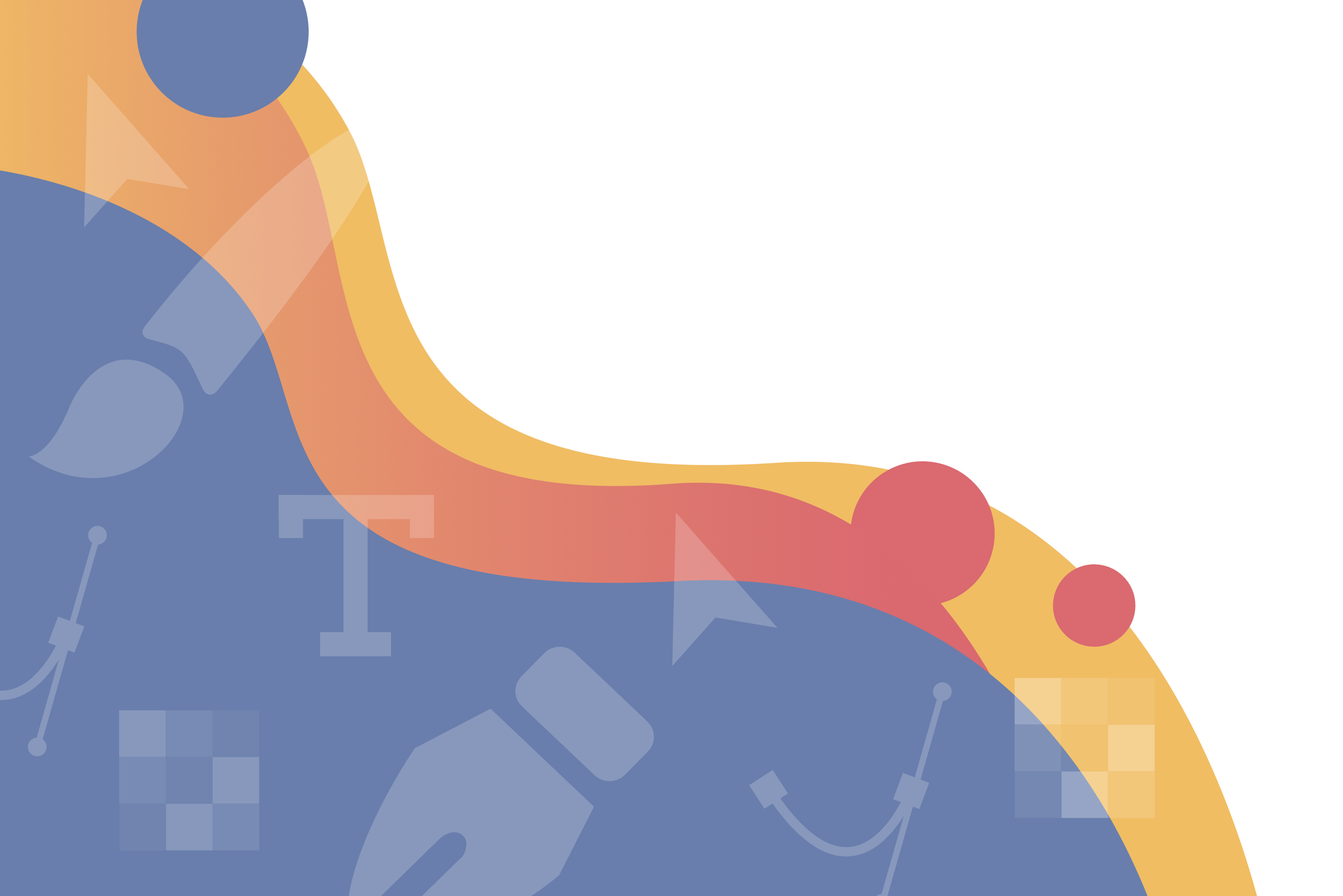 The back cover of the book featuring colorful gradient waves and icons representing tools from Adobe design programs