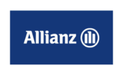 Allianz logo on a blue background