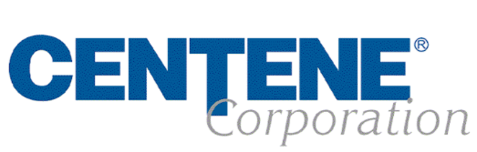 Centene Corporation logo in blue and gray text