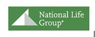 National Life Group logo with green background and white and gray mountain graphic