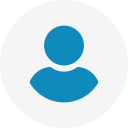Generic user profile icon with a silhouette of a person inside a circle