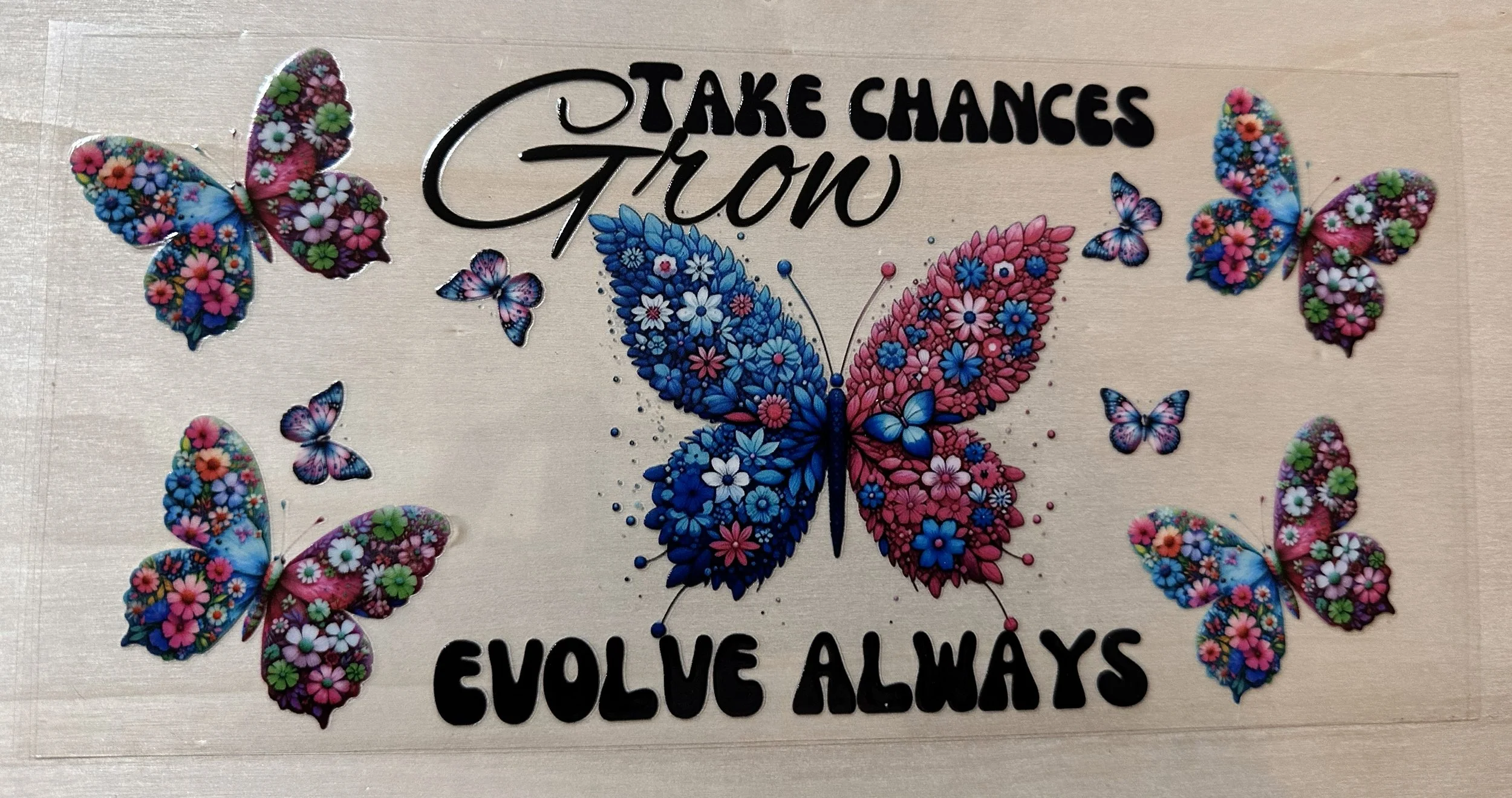 Take Chances Grow Evolve Always
