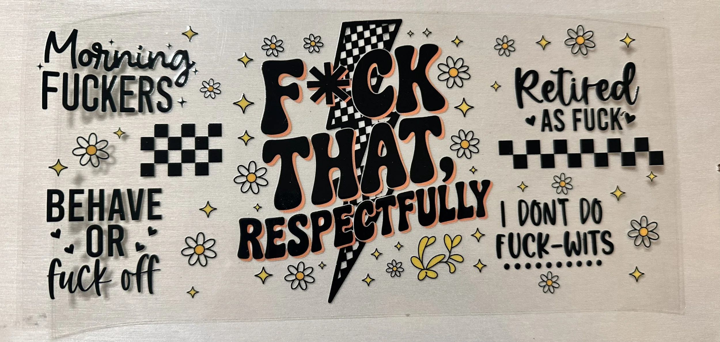 *uck that Respectfully