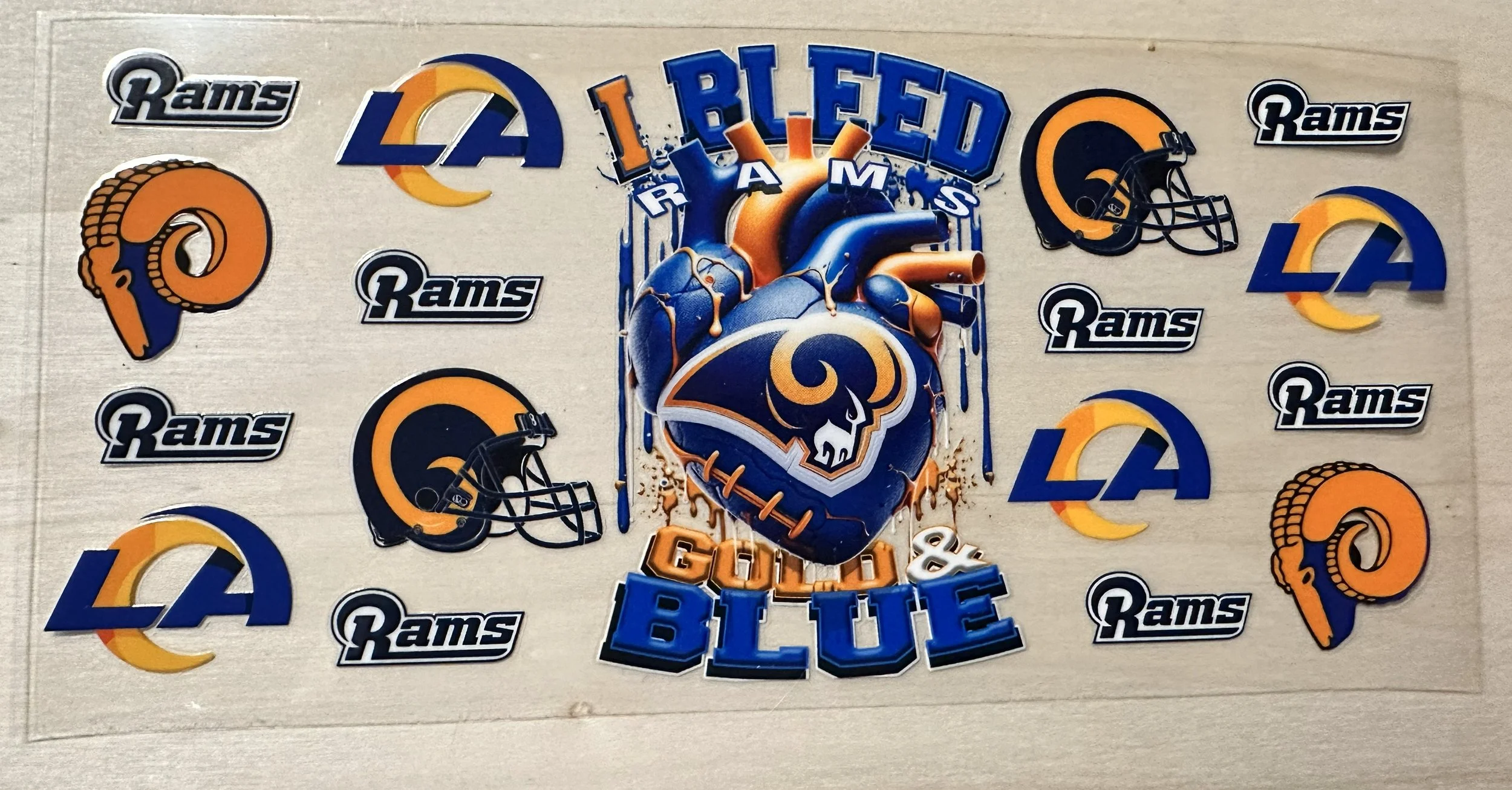 Los Angeles Rams- Bleed Blue