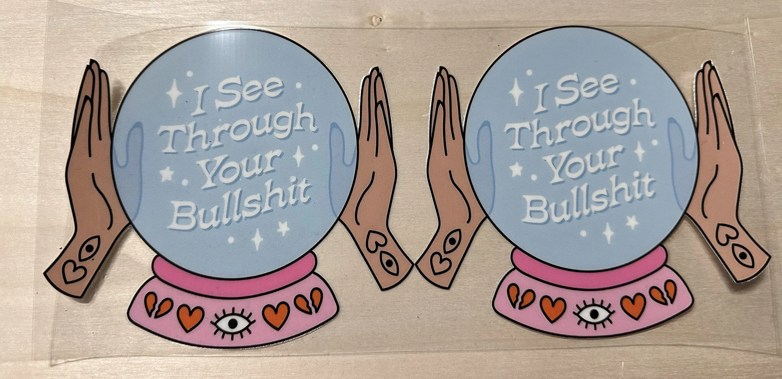 I see through your bullshit