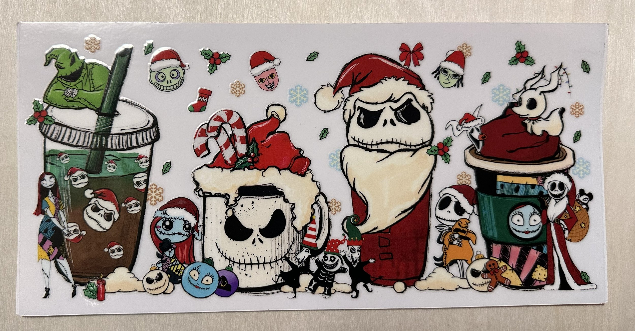 Night Before Xmas -Cups with Coffee cup