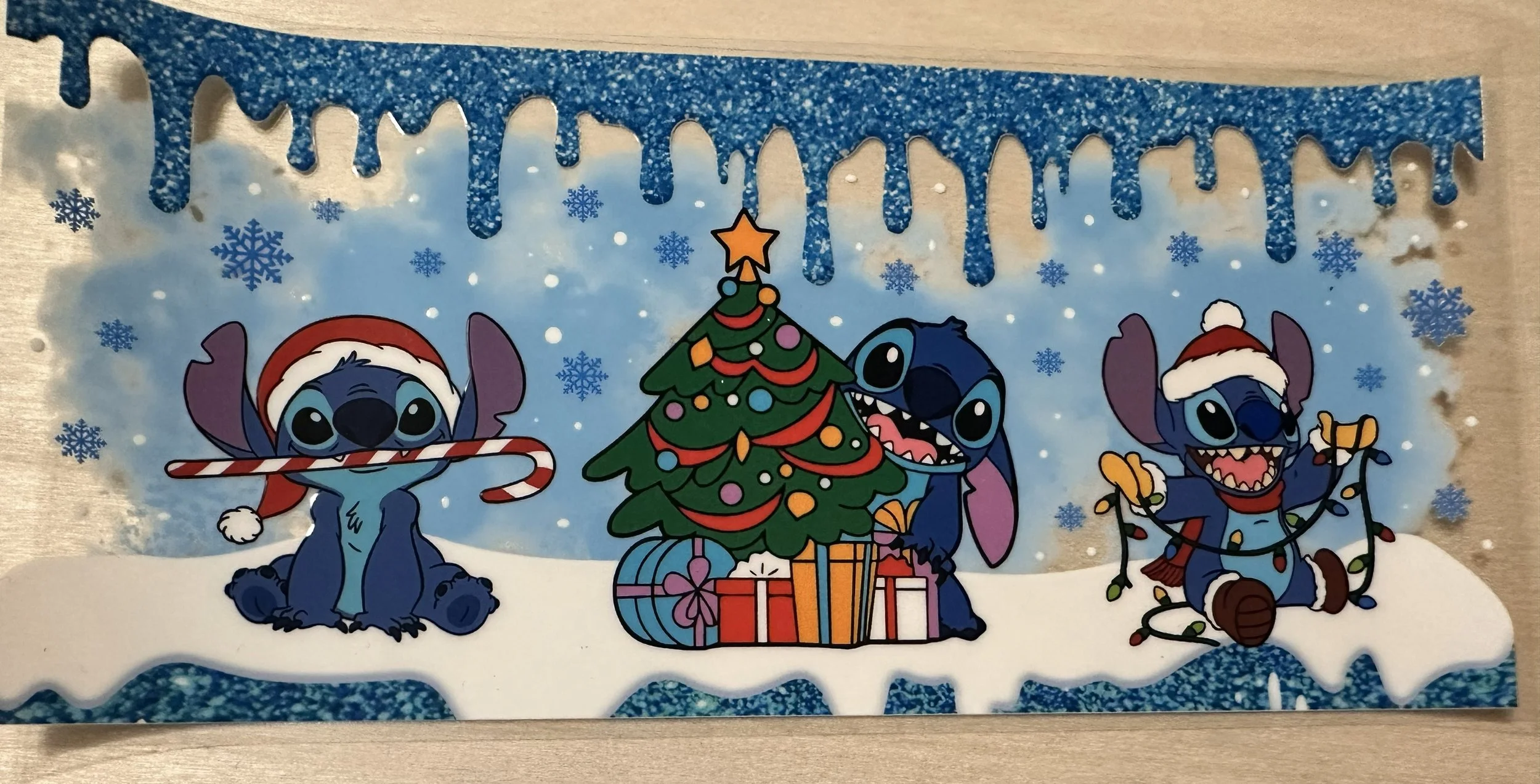 Stitch Blue Christmas