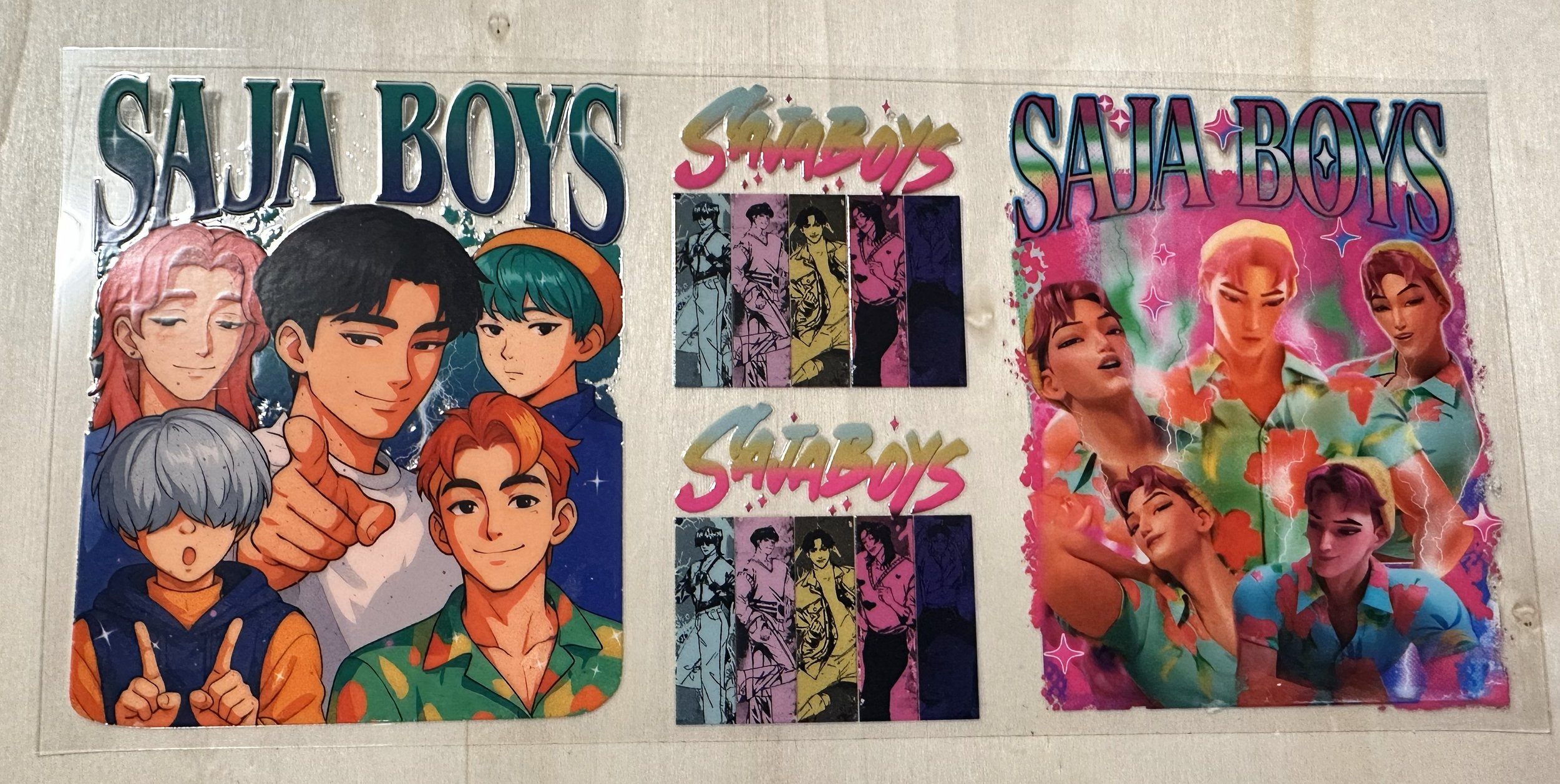 Saja Boys- Green Pink