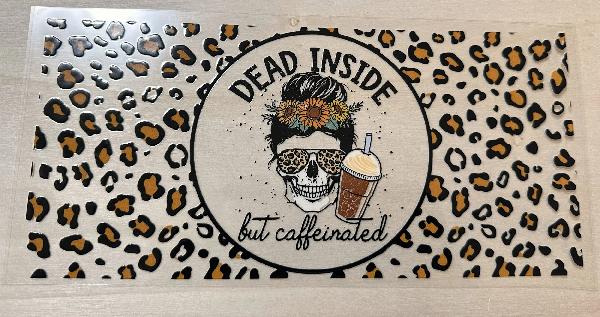 Dead Inside but Caffeinated-Circle