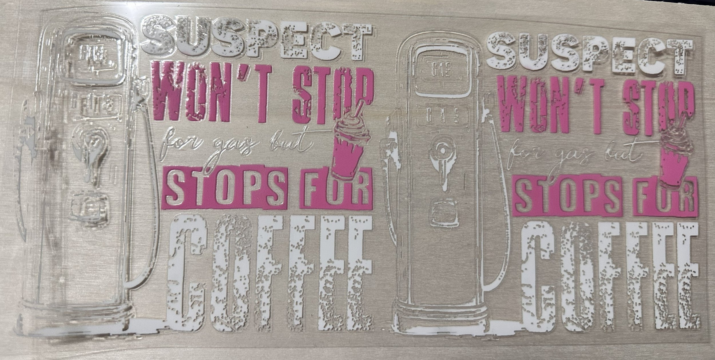 Suspect-won't stop for coffee