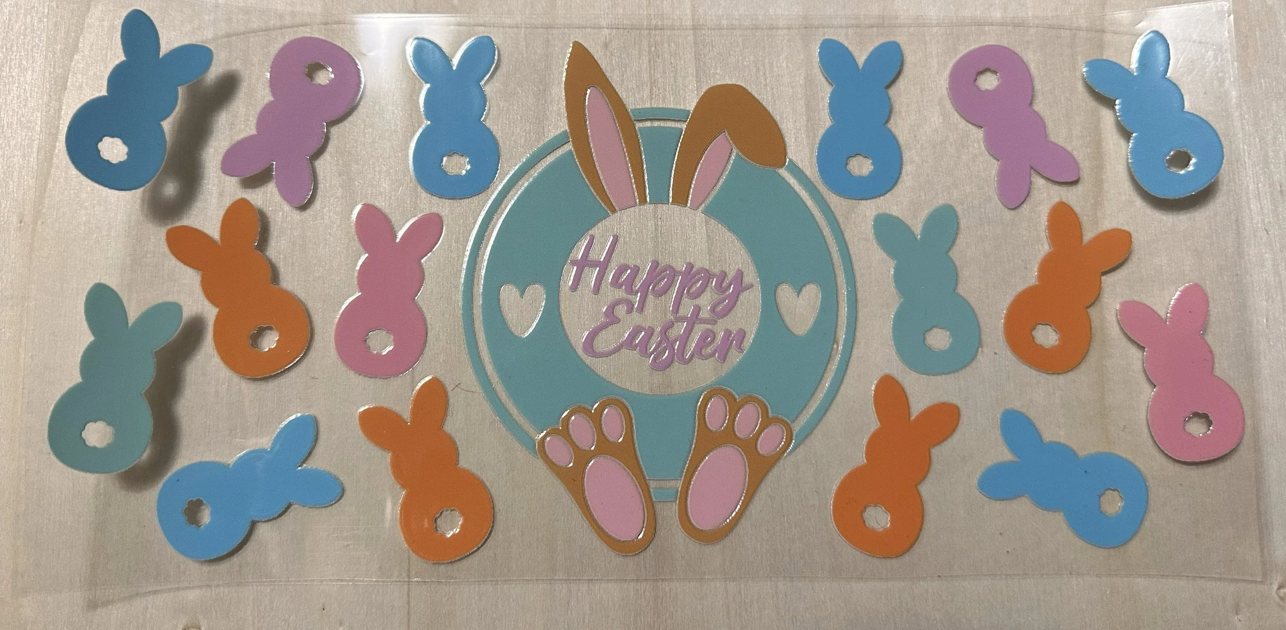 Happy Easter- Pastel Circle