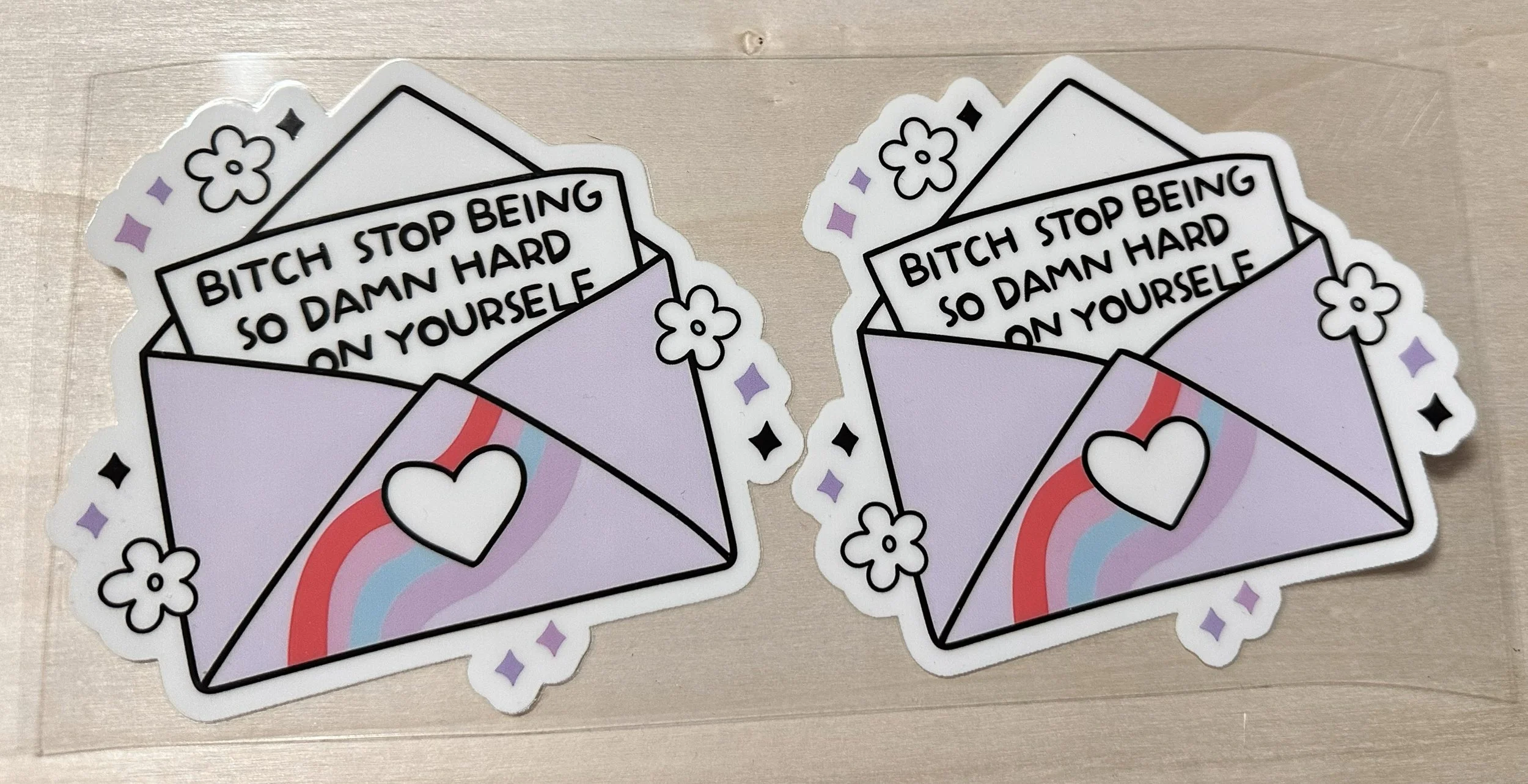 Bitch Stop Being Hard on yourself