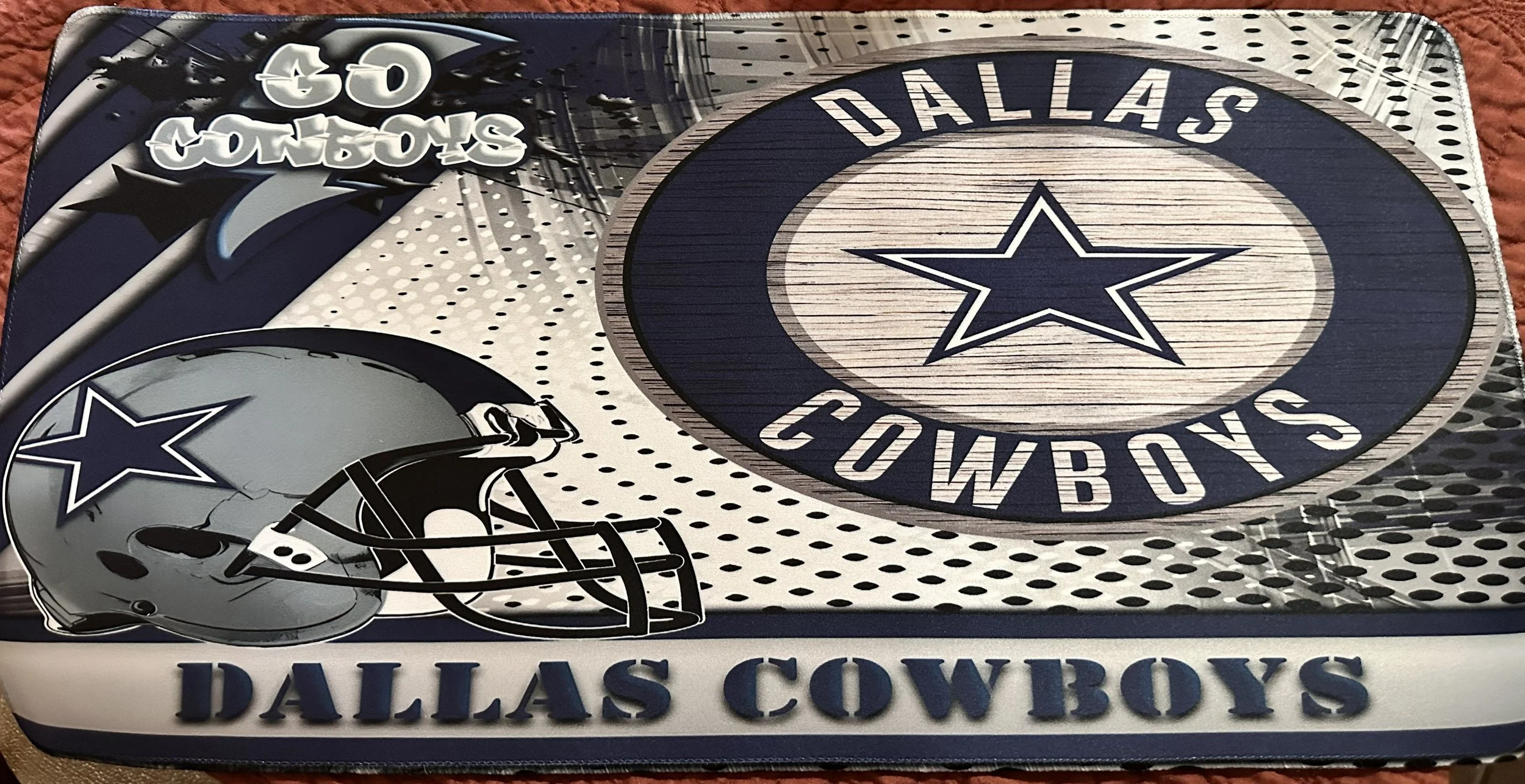 Desk Mat- Dallas Cowboys-Big Circle