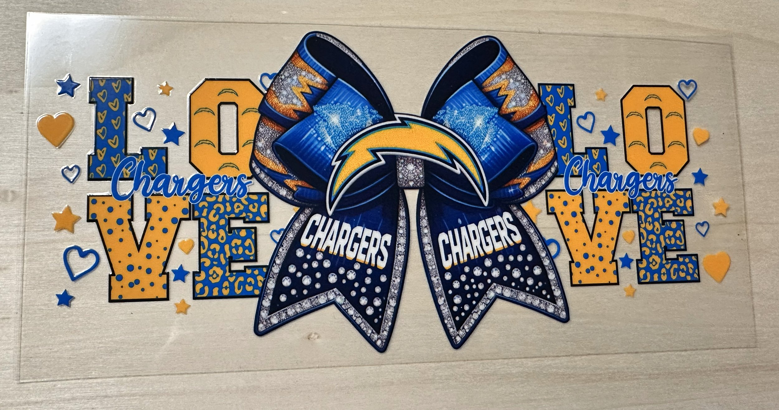 LA Chargers- Diamond Bow