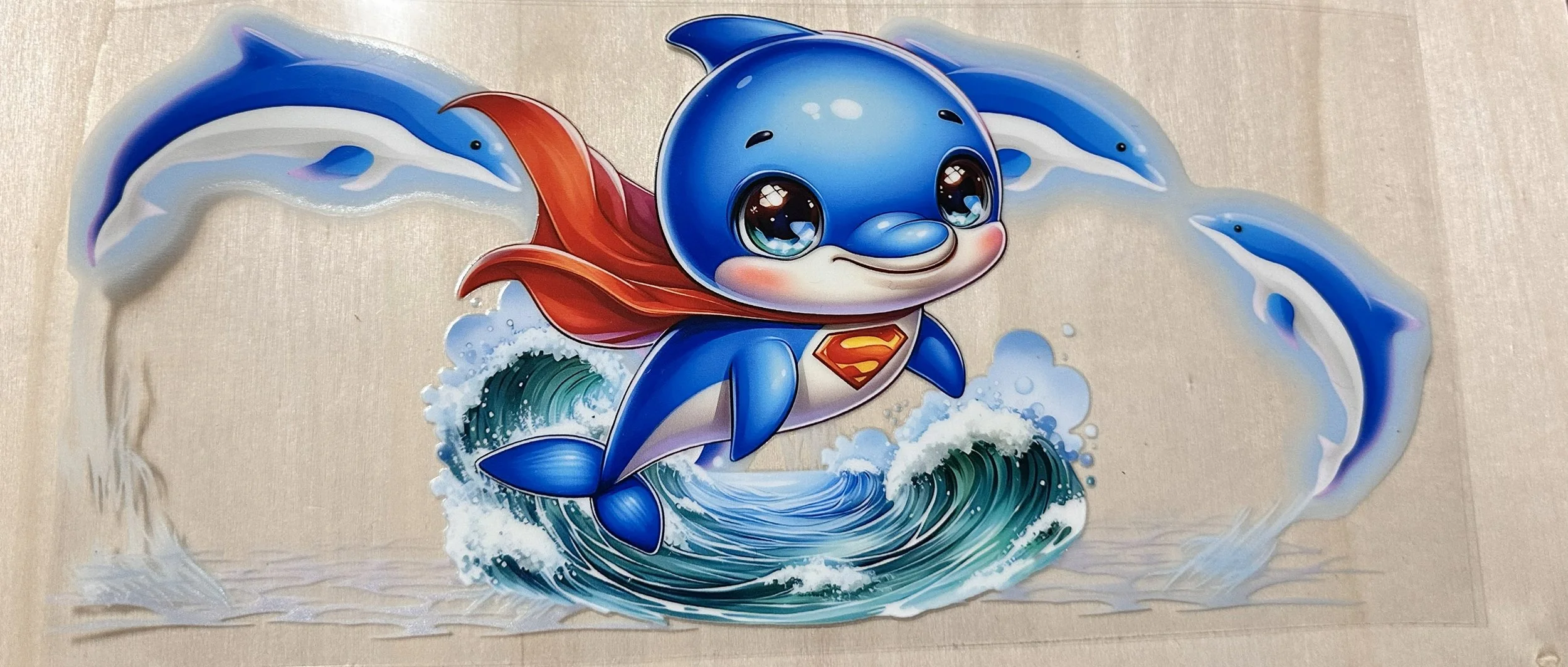 Baby Blue Dolphin Superman