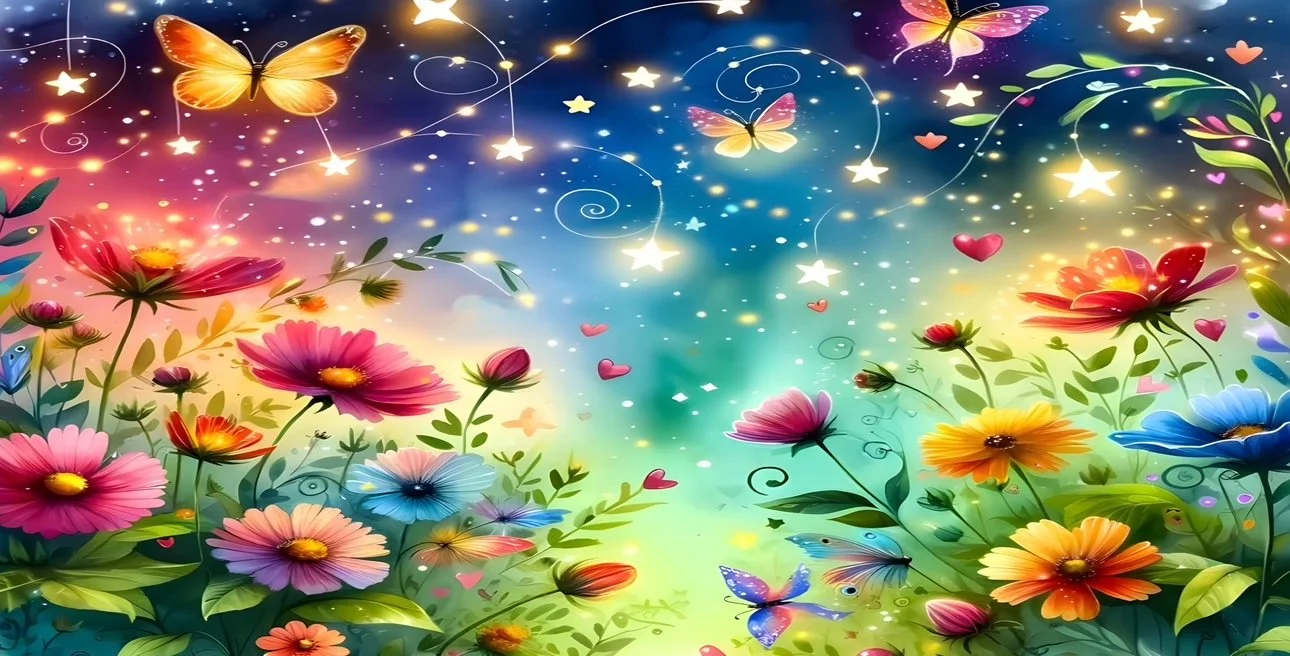 Night Stars-Flowers