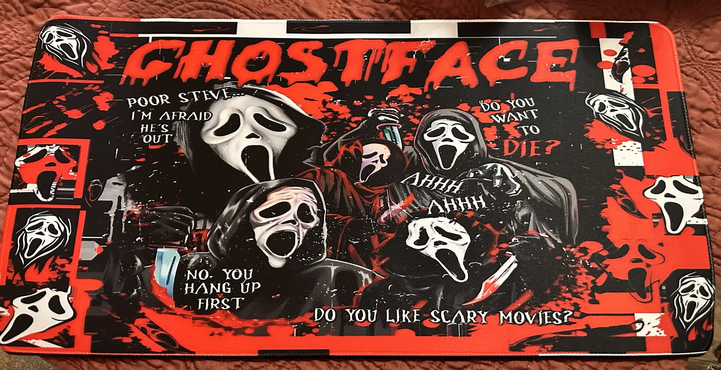 Desk Mat- GhostFace