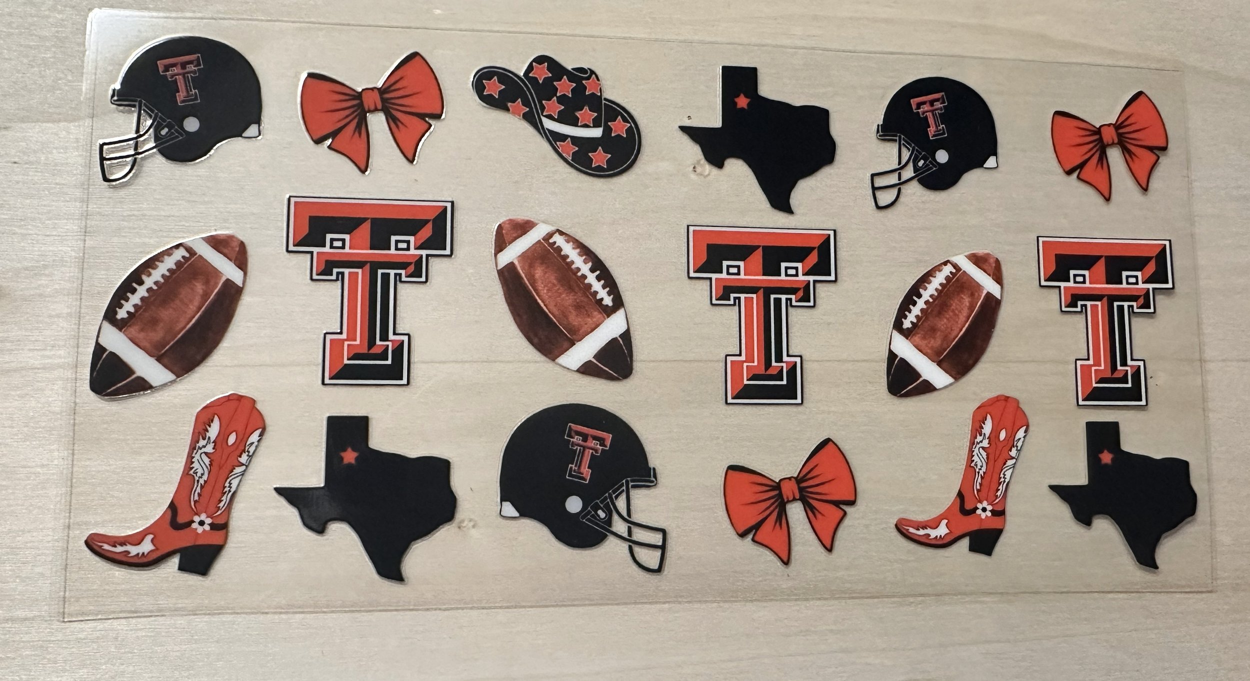 Texas Tech- Boots Bows Helmet