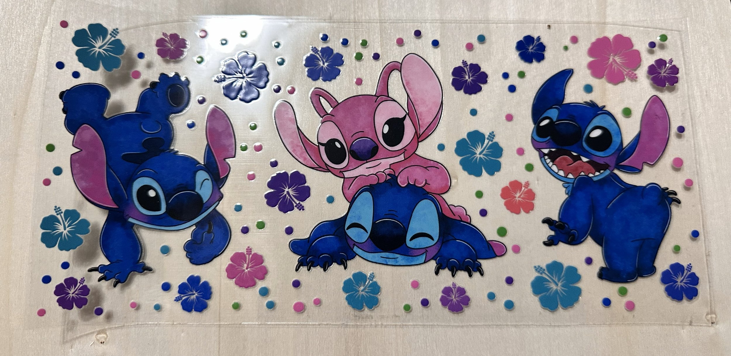 Stitch-Blue and Pink