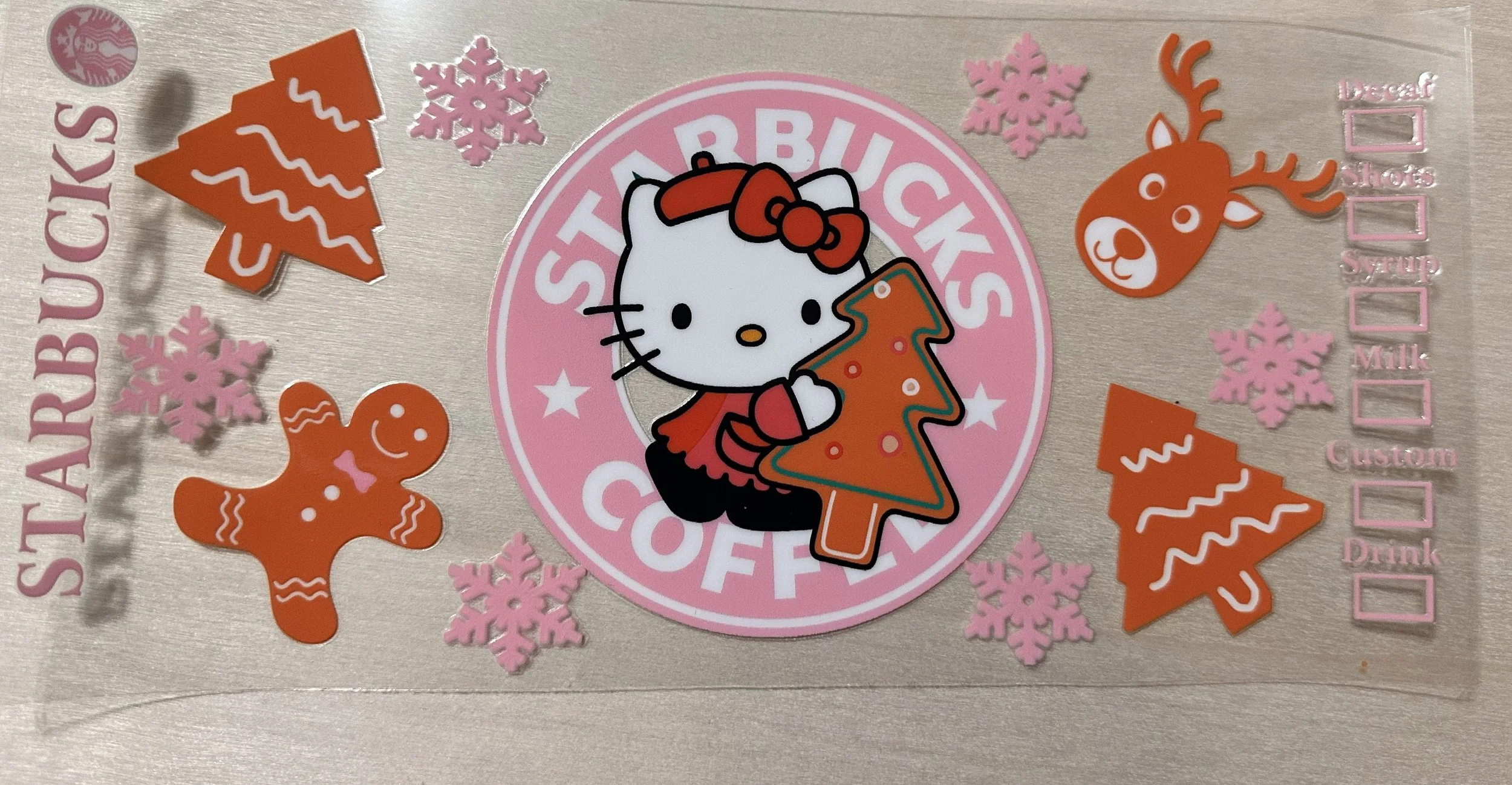 Hello Kitty- Starbucks Coffee -Xmas