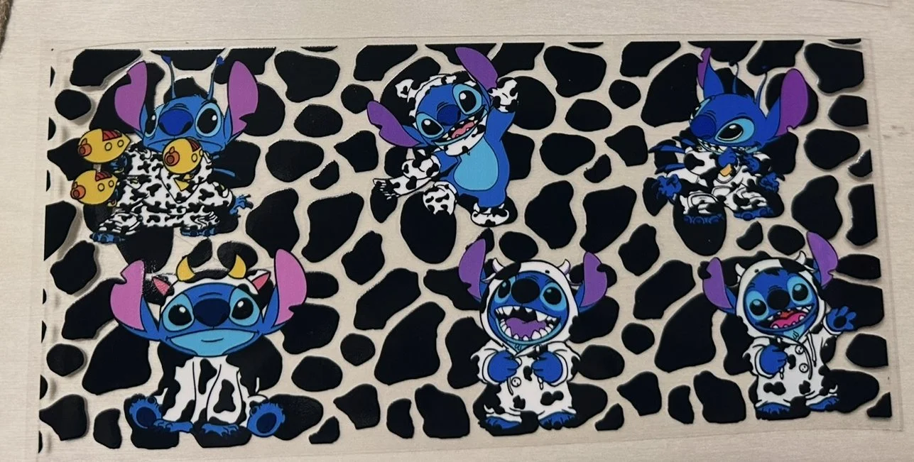 Stitch Cow Print