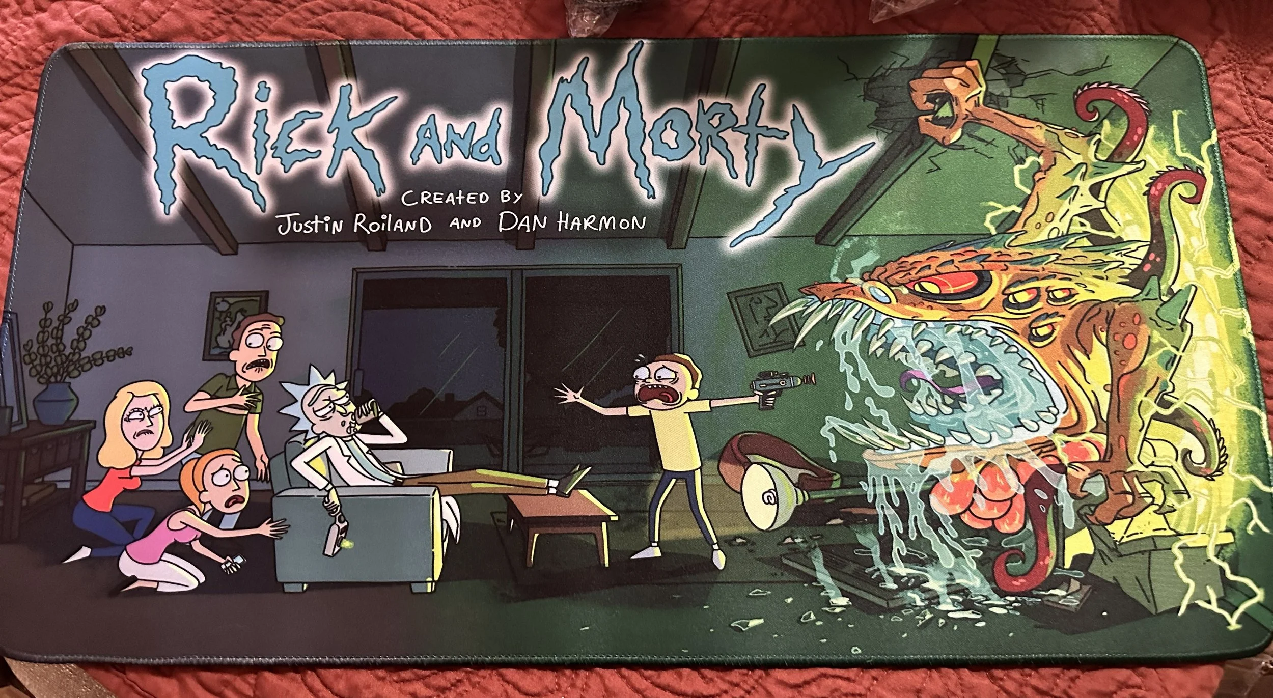 Desk Mat- Rick and Morty
