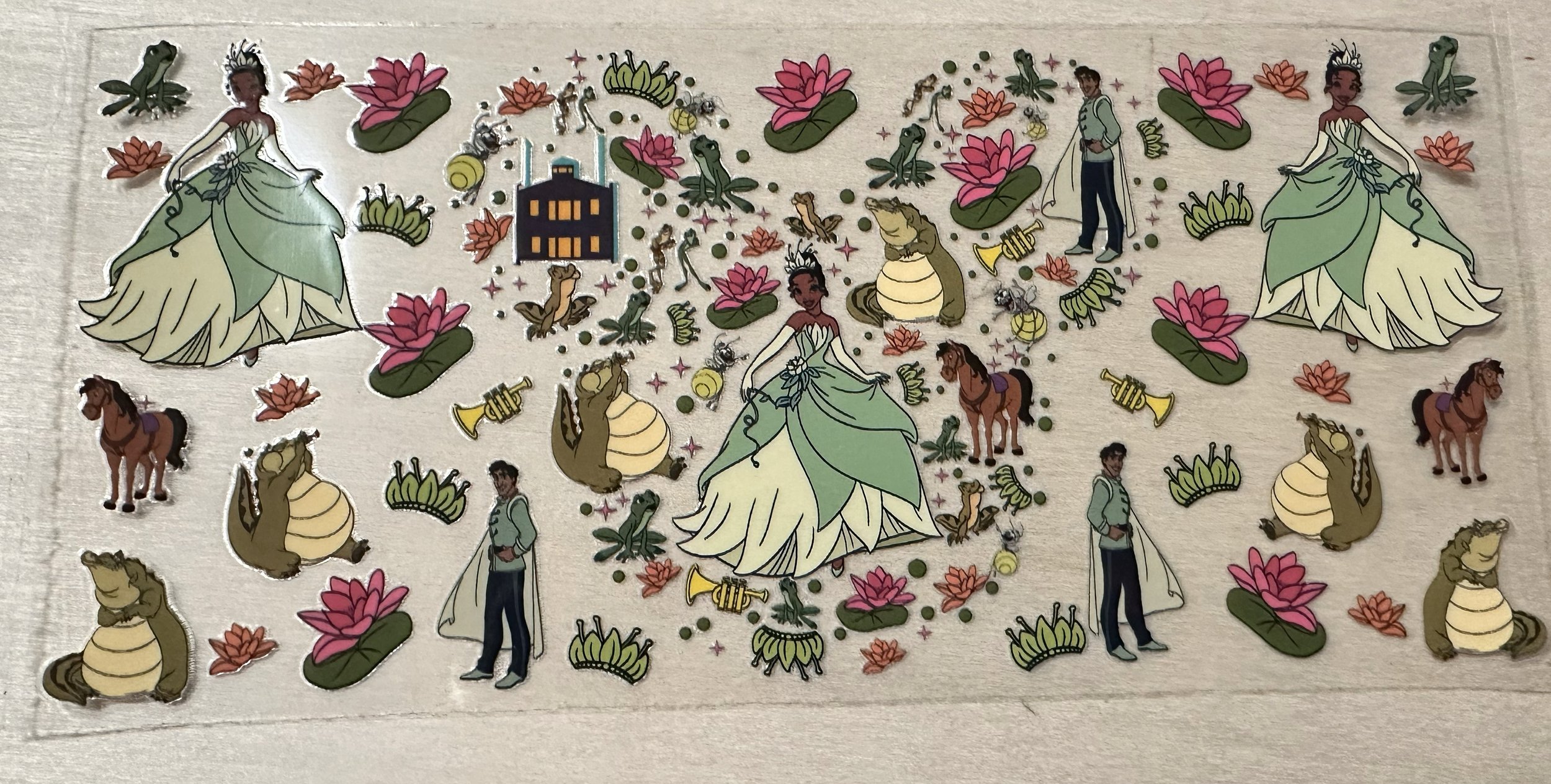 Green Dress Princess & Prince